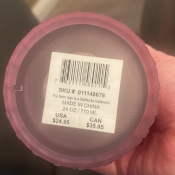 NWT Starbucks pink chain Tumbler 2024 - Picture 5 of 5